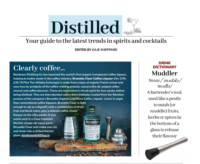 PR coverage example print and online Decanter