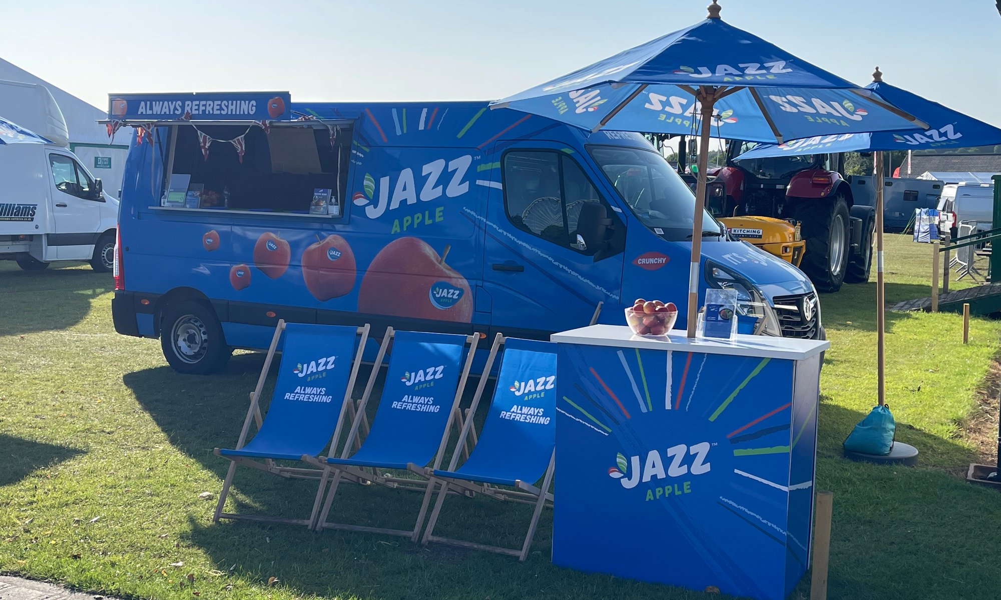 food and drink brand activation van